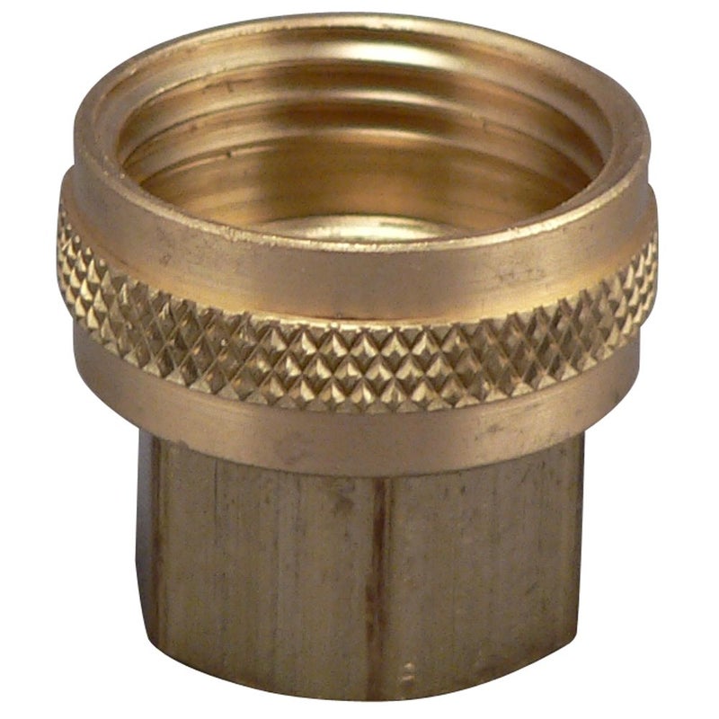 Plumb Pak PP850-65 Pp850 Swivel Garden Hose Adapter, 3/4 X 1/2 In, Fht X Fip, No Size, Brass - Image 4