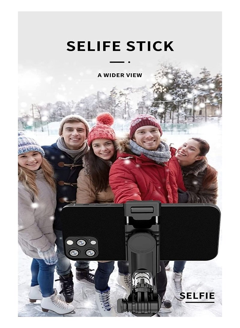 Generic Long Selfie Stick,Reinforced Tripod Stand Upto 61 inch/156cm,Multi-function Bluetooth Selfie Stick with 1/4 Screw Compatible with Mobile Phone Camera for YouTube Photo Live Stream  - Image 5