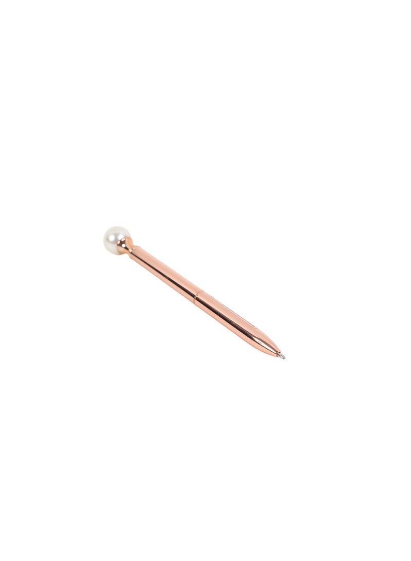 Midi Elegant Pink Pen with Pearl Accent - Image 3