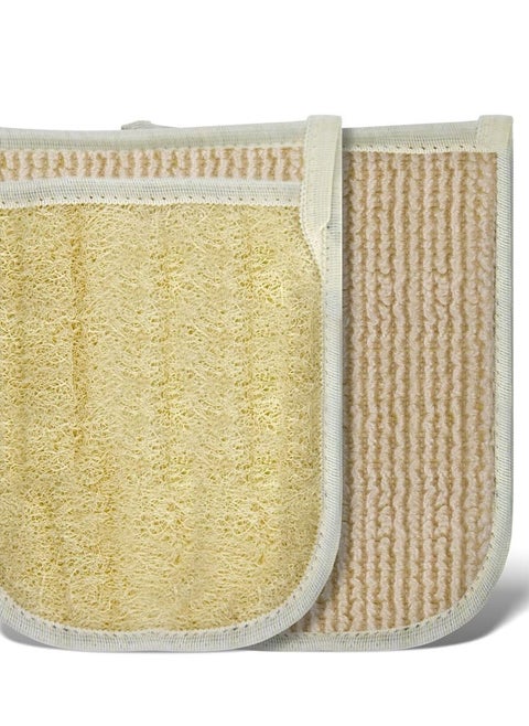 Natural body scrub glove