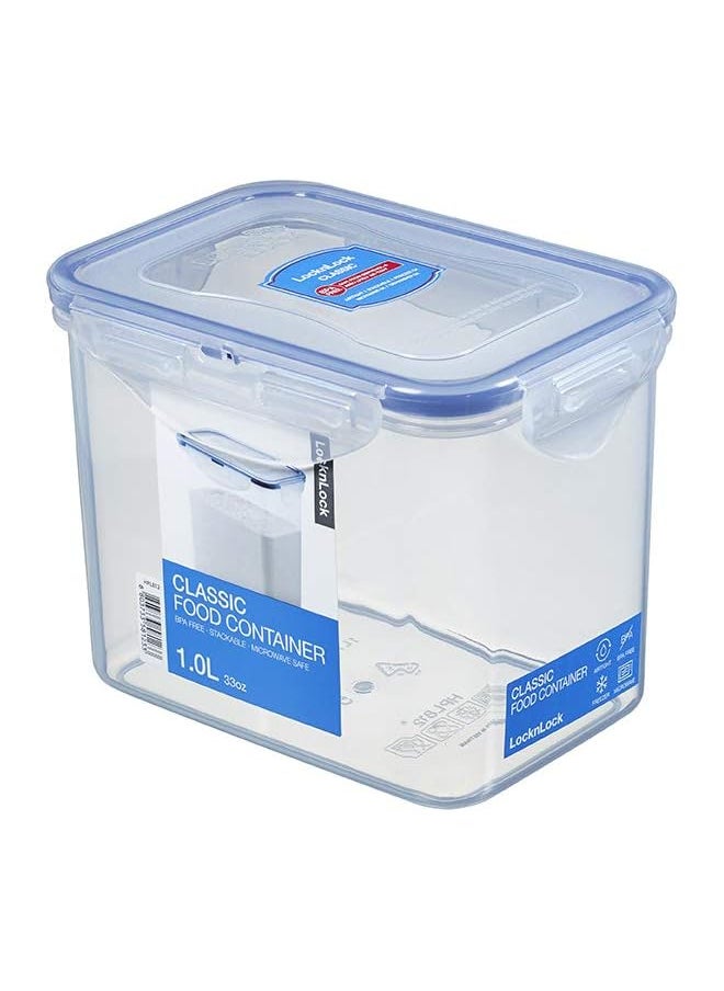LocknLock - Hpl812 Food Container Tall Rectangle 1Liter Clear - Image 1