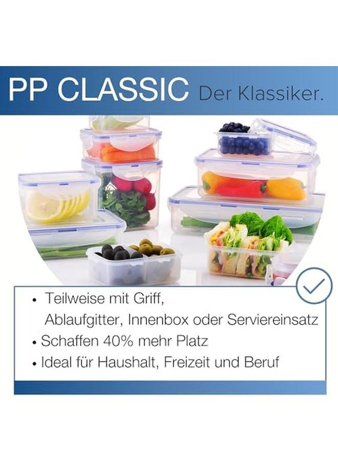 LocknLock - Hpl812 Food Container Tall Rectangle 1Liter Clear - Image 1