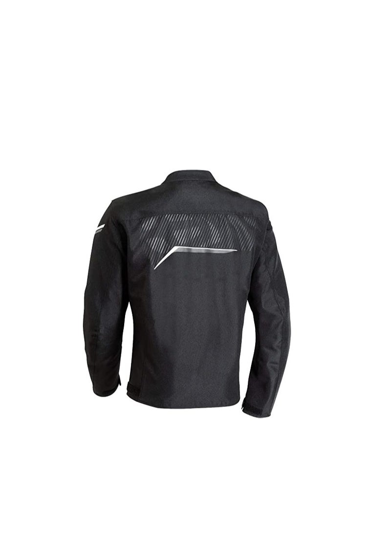 ixon Ixon Slash MS Textile Jacket - Black/White 2XL  - Image 2