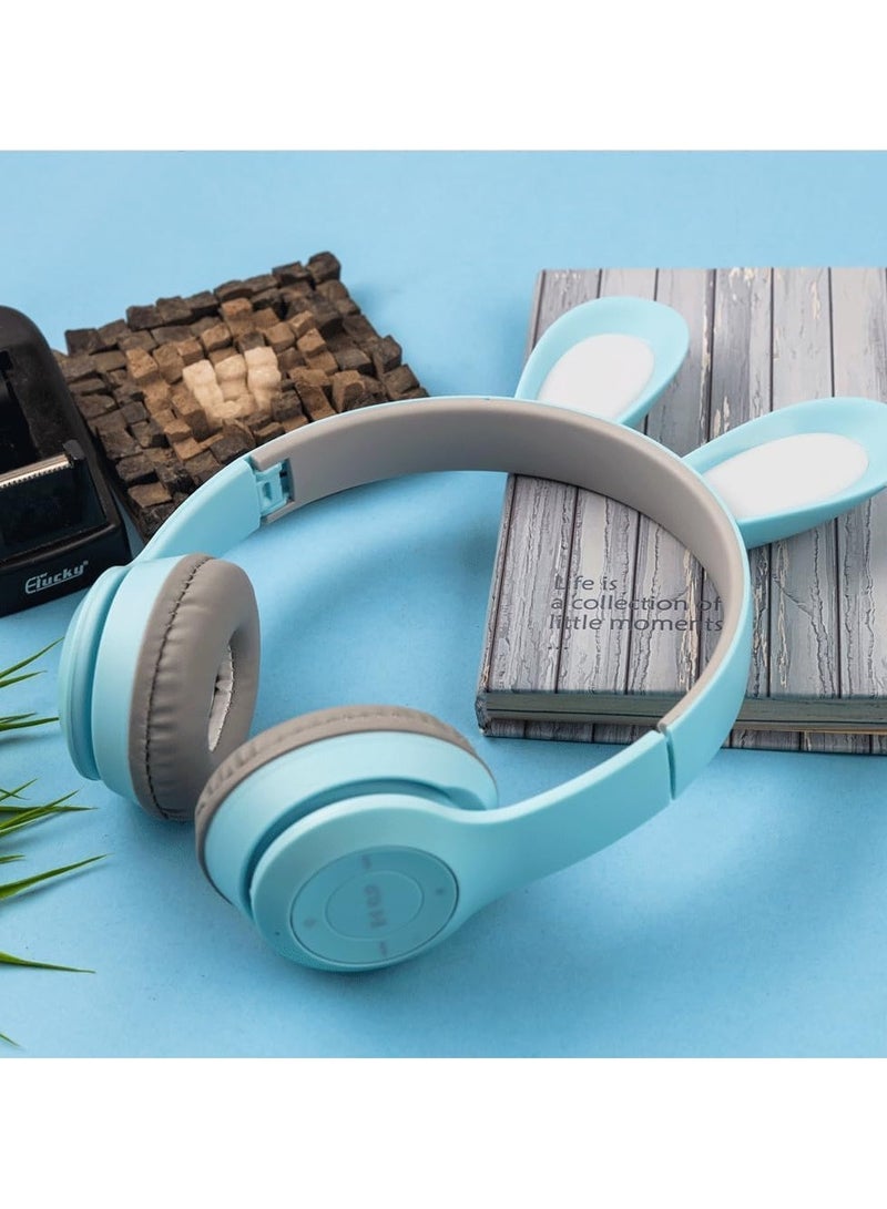 LED Light Up Wireless Stereo Cat Headset Headphones - Image 2