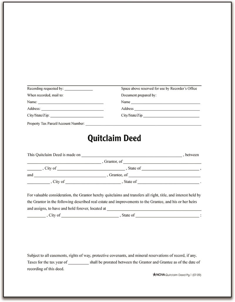 ADAMS SOCRATES MEDIA,LLC Quitclaim Deed Forms (SOMLF298), White - Image 2