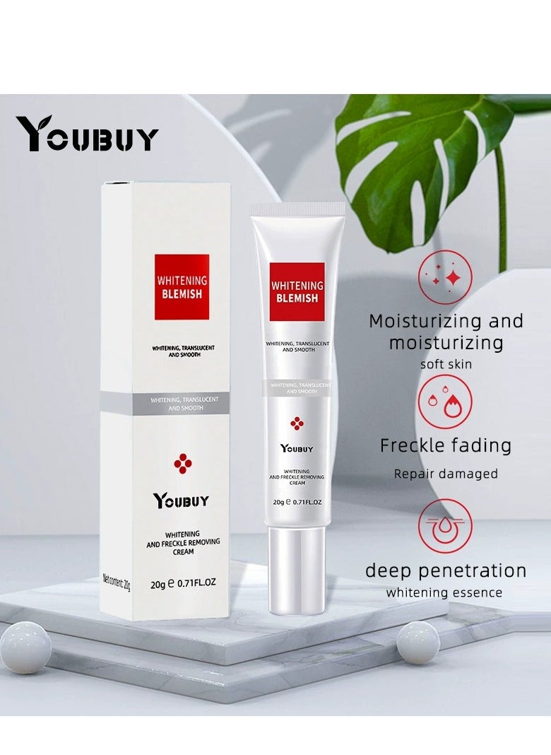 YOUBUY - Dark Spot Remover for Face, Dark Spot Corrector, Pigmentation Removal Cream, Freckle Cream, Reduce Dark Spots and Soften Skin, Skin Care Cream, Dark Spot Corrector for All Skin Types 20g - Image 1