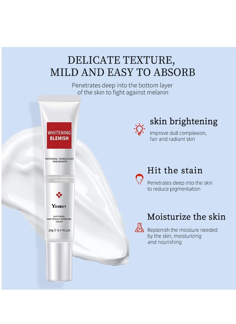YOUBUY - Dark Spot Remover for Face, Dark Spot Corrector, Pigmentation Removal Cream, Freckle Cream, Reduce Dark Spots and Soften Skin, Skin Care Cream, Dark Spot Corrector for All Skin Types 20g - Image 1