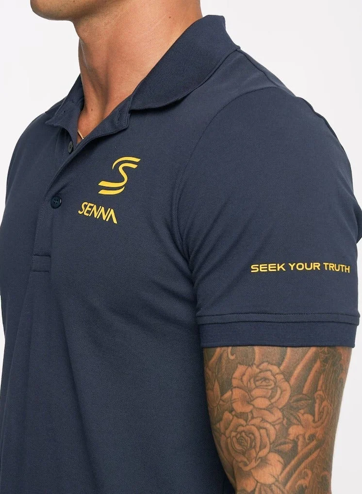 Ayrton Senna  Ayrton Senna Seasonal Crew Polo for Men | Best Price UAE
