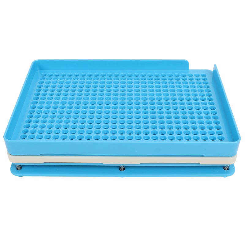 Manual Capsule Filler 400-Capacity High-Quality Plastic Precise Uniform Filling - Fast Capsule Arrangement Professional Capsule Filling Board for 00# Hollow Powder Capsules - Image 4