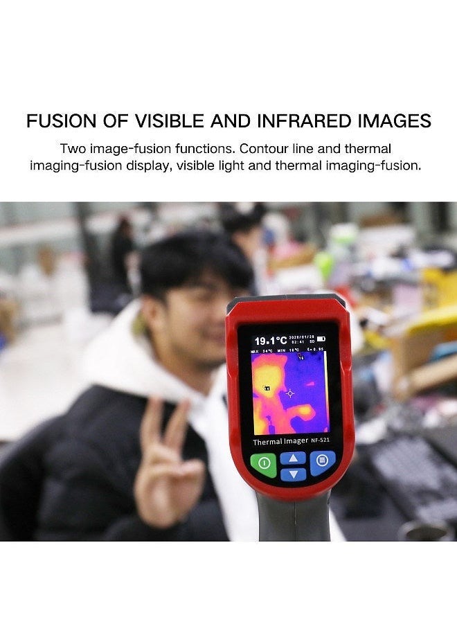 NOYAFANF-521 Industrial Thermal Imaging Equipment High Resolution Pixel Resolution 16 GB Memory Card Thermal Imaging Camera - Image 5