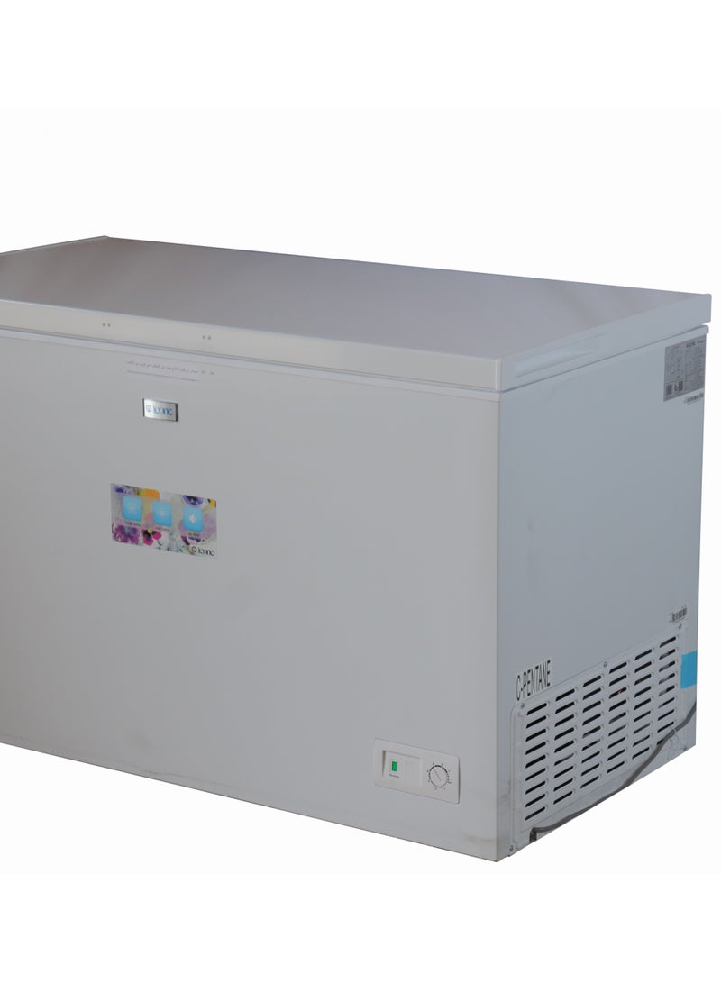 iCone 380L 13.4 Cu.Ft Chest Freezer with Multi Air Flow, No Frost Cooling, LED Lighting, Energy Saving, White Finish | ICONE Model No: ICNI-380 - Image 3
