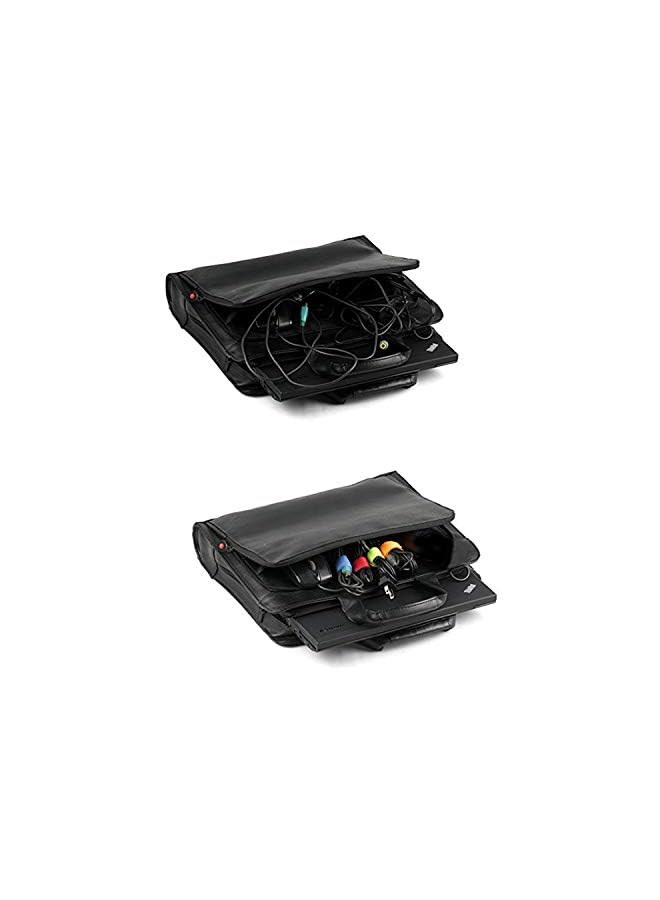 PASOW 50 قطعة روابط كابلات قابلة لإعادة الاستخدام لتنظيم الأسلاك حبل حامل 7 بوصة (أسود) - Image 4