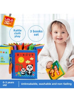ماركة غير محددة Lalababy/La La La La La La La La La La La La La La La كتاب قماشي ثلاثي الأبعاد للأطفال من عمر 6 إلى 12 شهرًا - اللون: كتاب العد الأول  - Image 2