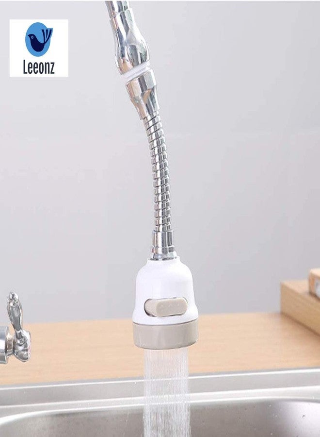 Leeonz 360°Swivel Faucet Splash,Faucet Sprayer Three Gear Adjustable,Water Saver Water Flow Settings for Kitchen, Bathroom Faucet (Long) - Image 2