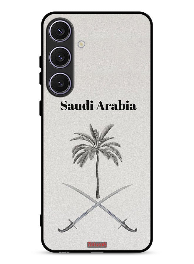 Tolwak Samsung Galaxy S24 5G Protective Case Cover Kingdom Of Saudi Arabia Sign Art - Image 1