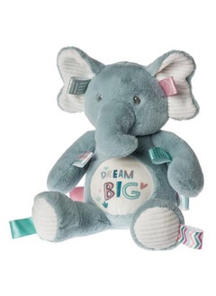 Mary Meyer Taggies Stuffed Animal Soft Toy With Sensory Tags, 13-Inches, Dream Big Elephant  - Image 1