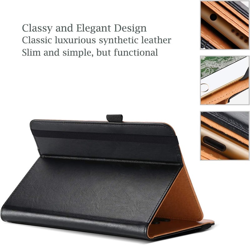 Procases Universal Tablet Case 9"-10.1" Inch, Stand Folio Tablet Case Protective Cover For 9" 9.7" 10" 10.1" Touchscreen Tablet With Multiple Viewing Angles And Pen Holder -Black - Image 5