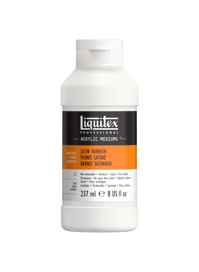 Liquitex Professional Satin Varnish, 237ml (8-oz) - Image 1