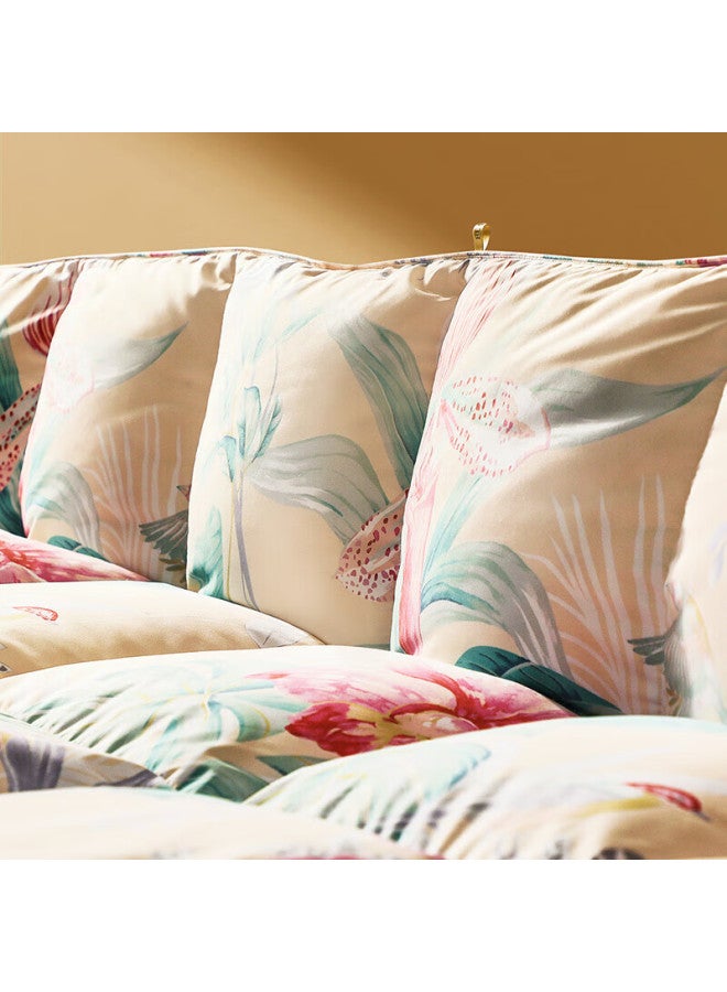 Fuanna Su Mudai 70% White Goose Down Duvet, All-season Comforter, Spring And Autumn Quilt, 600g Filling, 203*229cm, Yellow - Image 4