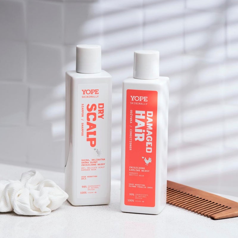 YOPE Natural Hair Conditioner  99% Natural Ingredients Regenerating  Smoothing  Skinimally Damaged Hair Conditioner 250ml - Image 1