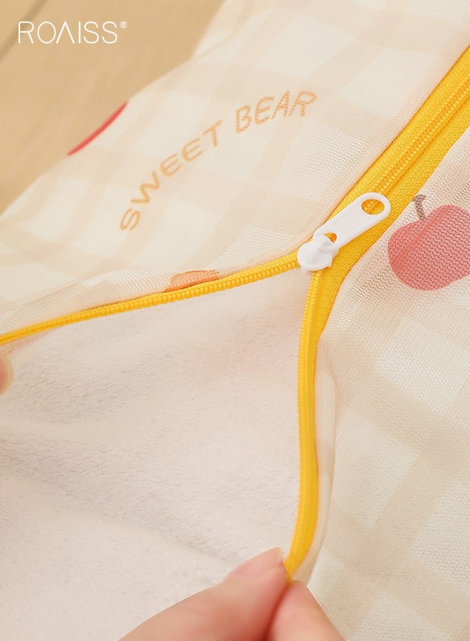 roaiss 6-piece Thickened Mesh Laundry Bag Set, Fine Mesh Construction with Bear Design, Durable, Gentle and Adorable, Anti-Snag&Anti-Deformation for Personal Garments, Multi-Capacity Organisation, for Home, Travel and Dormitory Use - Image 2