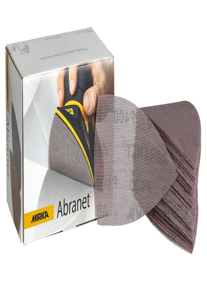ميركا أقراص صنفرة مثلثة الشكل من Mirka Abranet Delta / مقاس 4×6×6 بوصة / حبيبات 80 / أقراص صنفرة بشريط لاصق / 50 قطعة / 9A-219-080 - Image 1