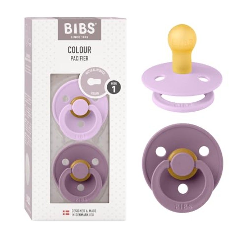 Generic BIBS Colour Soother 2-Pack BPA Free Dummy Pacifier Round ...