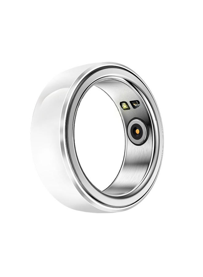 R8 جهاز تعقب اللياقة البدنية الذكي الدائري متعدد الوظائف لمراقبة الصحة ومعدل ضربات القلب وضغط الأكسجين ووضع رياضي سجل-اللون: أسود #18 - Image 4