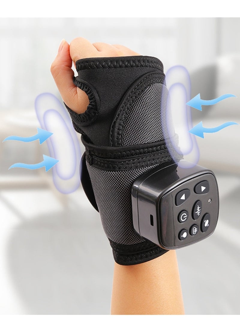 Generic Wrist massager squeeze vibration massager hand joint wrist air pressure kneading hot compress meridian physiotherapy massager  - Image 5