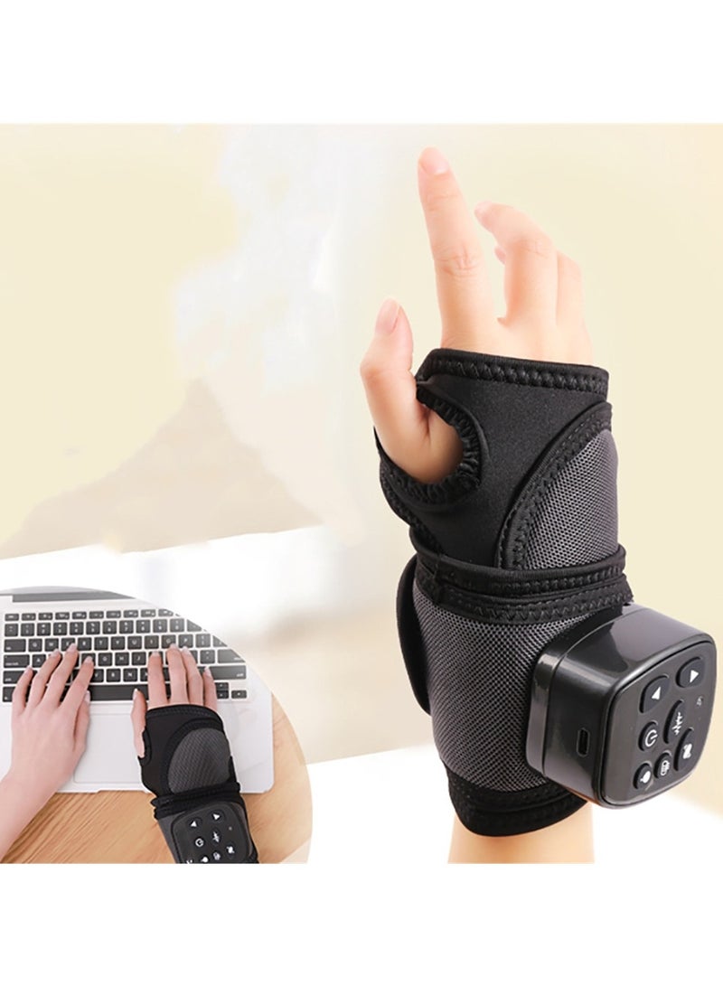 Generic Wrist massager squeeze vibration massager hand joint wrist air pressure kneading hot compress meridian physiotherapy massager  - Image 3
