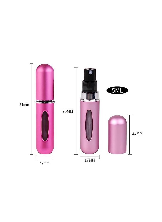 ORiTi علبة بخاخ عطر صغيرة قابلة لإعادة التعبئة، بخاخ عطر، عبوة سفر قابلة لإعادة التعبئة مكونة من 4 قطع - Image 2