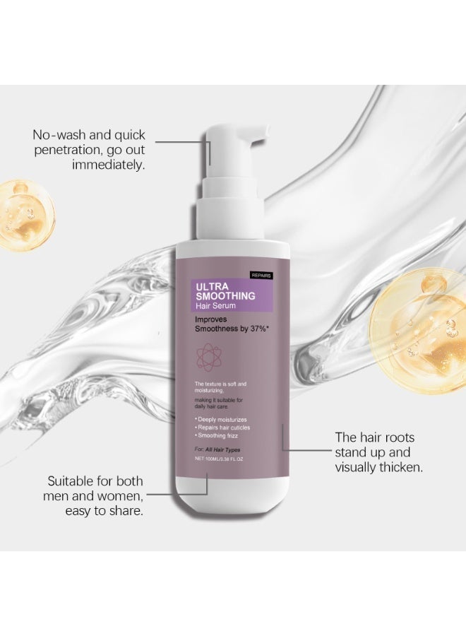 مصل الشعر اللين للغاية لسائل الشعر الجاف والفريزي يستعيد النعومة و مكساج الطبقة Powered by Carbohydrate Complex & Niacinamide 1998 For Women & Men after SLS & Paraben Free Free Free Vegan على 100ml - Image 2