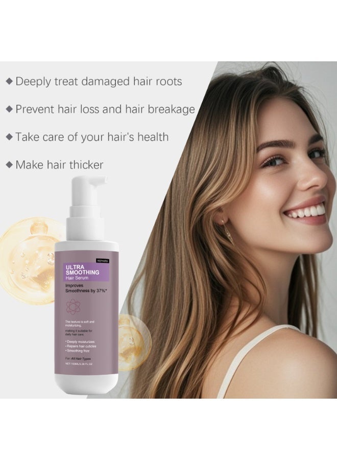 مصل الشعر اللين للغاية لسائل الشعر الجاف والفريزي يستعيد النعومة و مكساج الطبقة Powered by Carbohydrate Complex & Niacinamide 1998 For Women & Men after SLS & Paraben Free Free Free Vegan على 100ml - Image 4