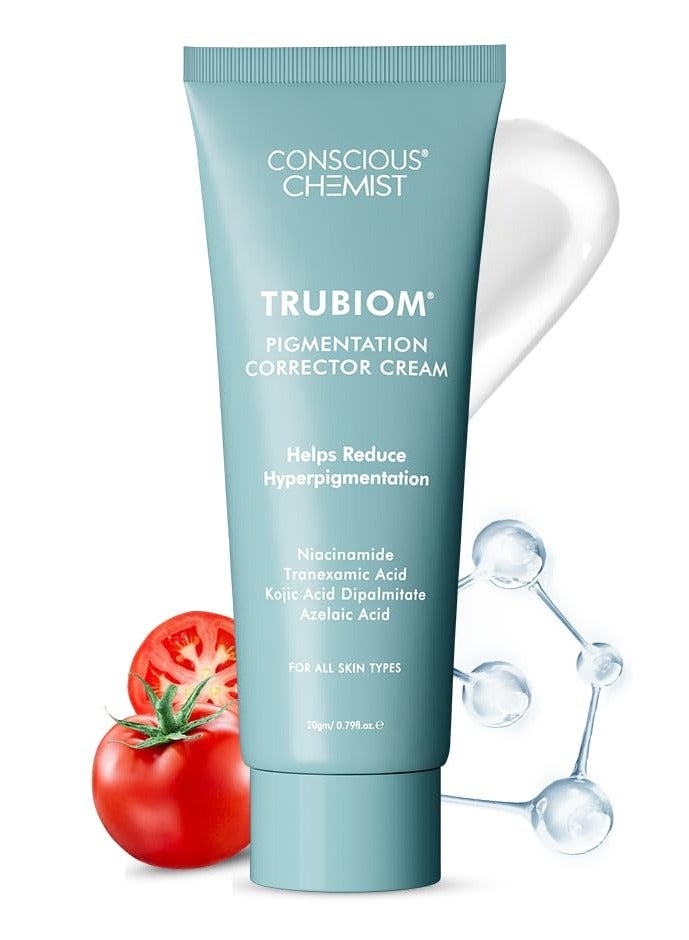 CONSCIOUS CHEMIST Kojic Acid Face Cream | 20g | Azelaic Acid Cream, Face Cream for Men & Women, Niacinamide & Tranexamic Acid, Anti Pigmentation Cream, Reduce Dark Spots, All Skin Type - Image 1