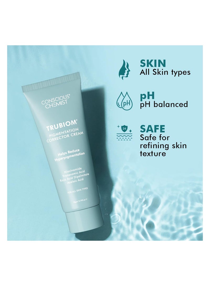 CONSCIOUS CHEMIST Kojic Acid Face Cream | 20g | Azelaic Acid Cream, Face Cream for Men & Women, Niacinamide & Tranexamic Acid, Anti Pigmentation Cream, Reduce Dark Spots, All Skin Type - Image 2