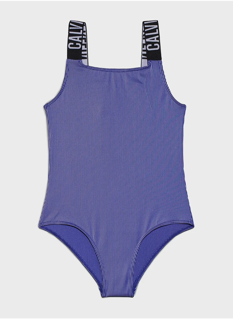 Calvin Klein Jeans Youth Logo Swimsuit