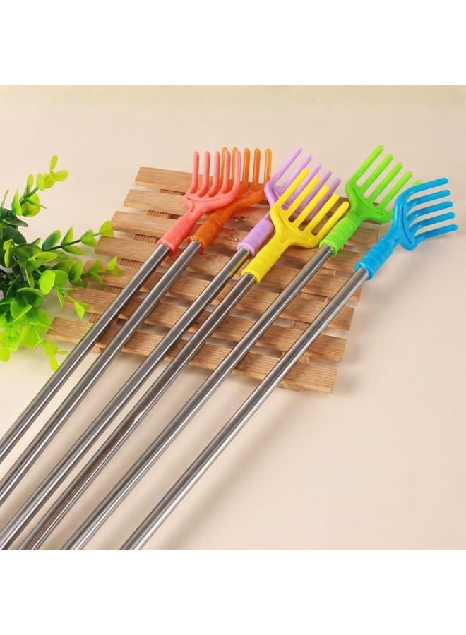 Back itch stick with a long handle and a 5-pronged head - Image 5