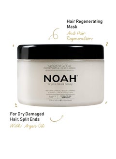 Noah Noah Hair Mask for Hair Growth and Hair Regeneration - Argan Oil Mask for Dry Damaged Hair - Split End, Hydrating, Sulphate Free, Nourishing and Organic Hair Mask and Hair Moisturizer - 6.76 fl.oz  - Image 4