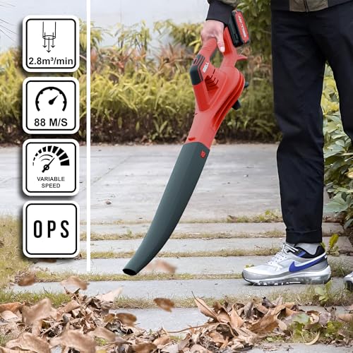 IBELL LB20-28 L1 Cordless Leaf Blower | Heavy-Duty |25–35 Min Runtime | 20V One Power Series, 280W Motor, 4.0Ah Li-ion Battery & Charger, 88 m/s Air Speed, 2.8 m³/min Air Volume- 6 Months Warranty - Image 5
