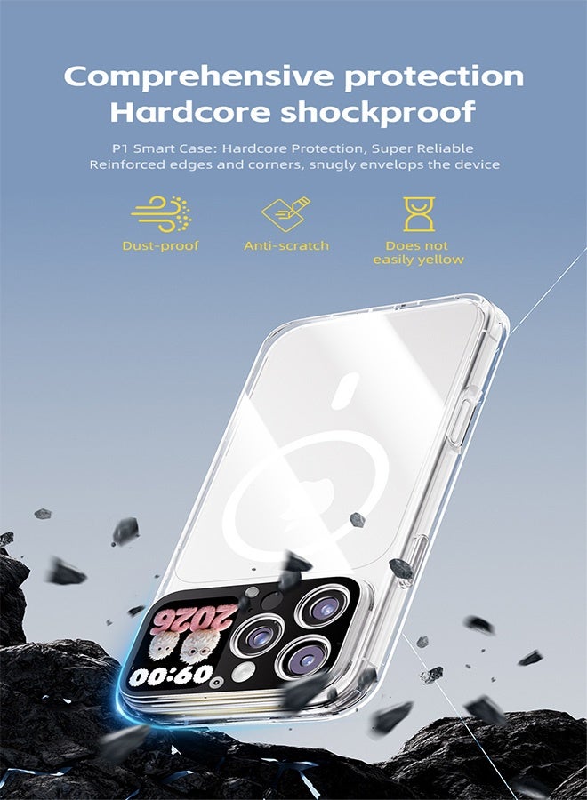 FOR iPhone 16 Pro Case Magsafe, Strong Magnet, Upgraded Delay, FOR iPhone 16 Pro Cover, Military-Grade Protection, Scratch-Resistant,FOR iPhone 16 Pro Cover Magnetic Compatible with Accessory clear - Image 5