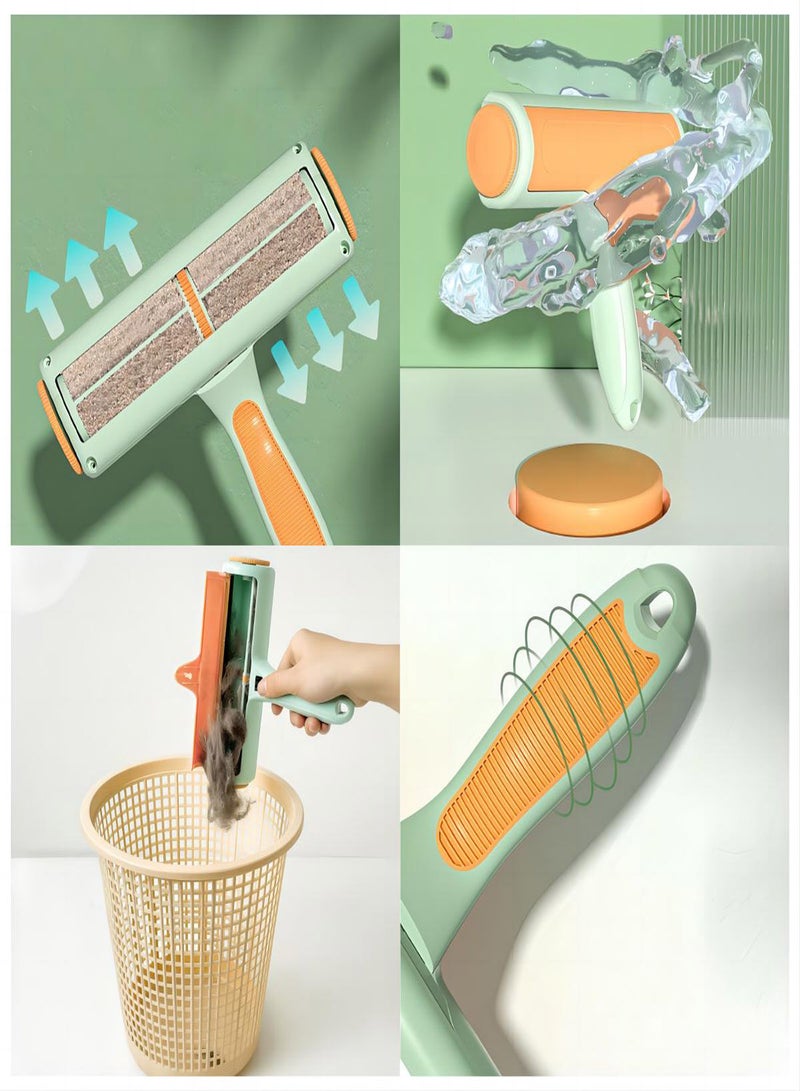 Pet Hair Remover, Reusable Lint Rollers for Effortless Fur Cleaning on Furniture, Carpets, Cars & Clothing, Eco-Friendly Portable Tool for Pet Hair Removal - Image 2