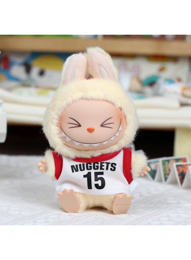 Clothes Only] Second Generation Blind Box Labubu Doll Vinyl Pendant Labubu Collection Sitting Party Clothes-Color:No. 15 Top-Height:Special Baby Cloth Cloth For The Second Generation (excluding Baby) - Image 1