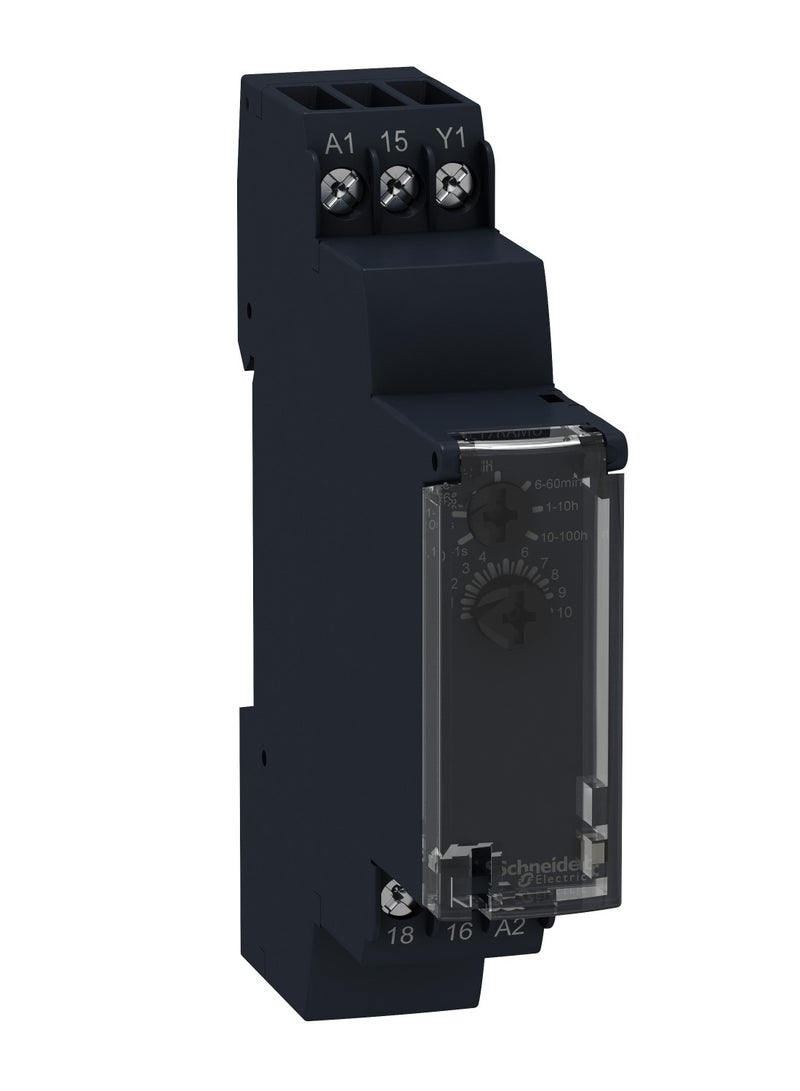Schneider Electric RE17RAMU on-delay timing relay - Image 1