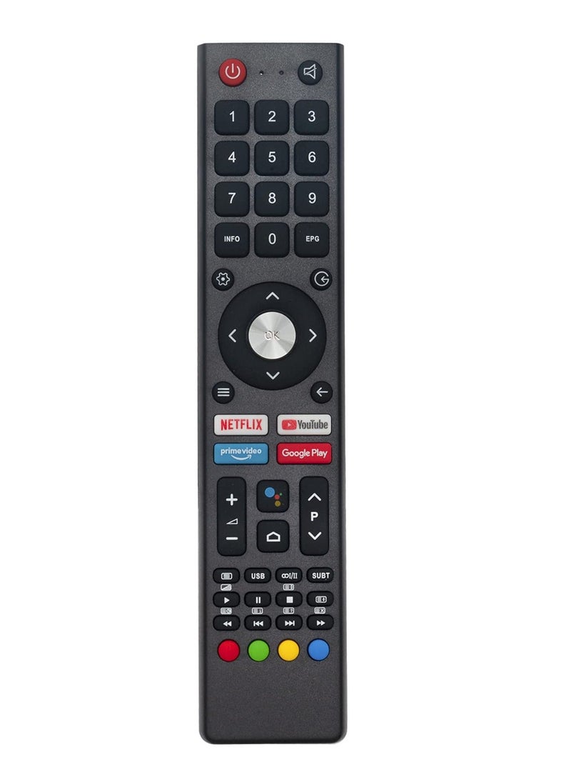 Raxoom Replacement Remote Control for Saba Changhong CHIQ UHD TV Compatible Models L32H7S L40H7S SA40S67A9 SA24S46A9 U58H7A SA32S67A9 L43H7S U58H7S U50H7A U55H7A U43H7A GCBL-TV02ADBBT  - Image 1