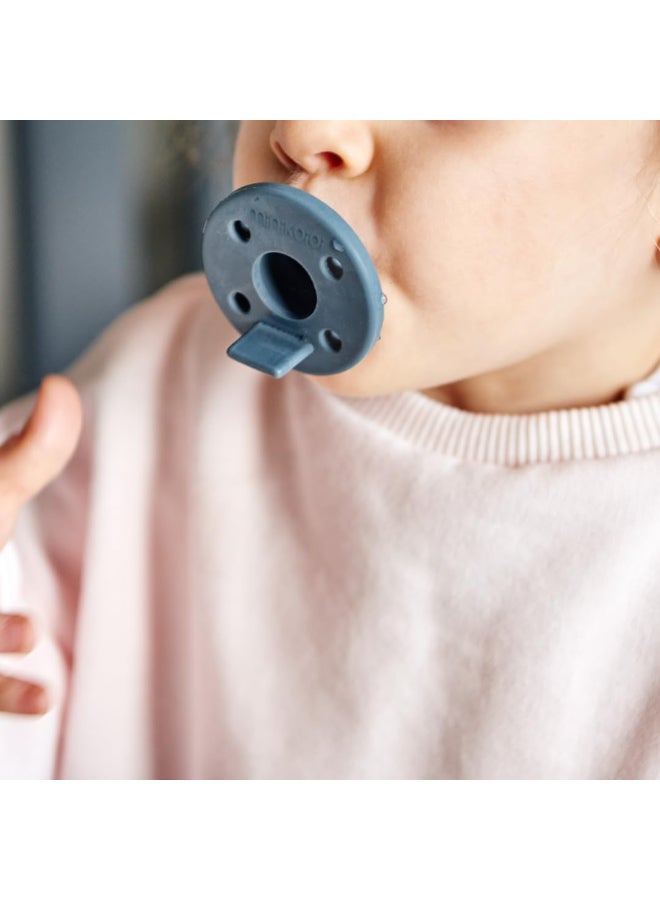 Minikoioi 2 Pieces Basics Soother Set For 0+ Month Baby - Aqua Green - Image 3