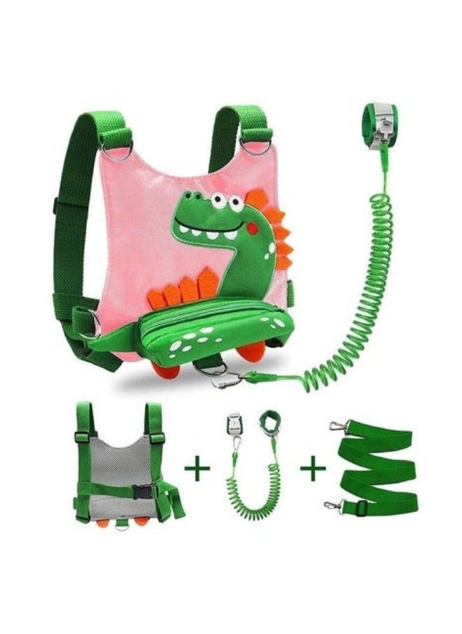 MIXDE Safety Harness with Leash Kids Walking Wristband Assistant Strap Belt for Boys Girls and Babies Outdoor Activity  - Image 1