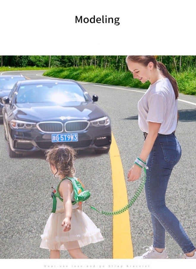 MIXDE Safety Harness with Leash Kids Walking Wristband Assistant Strap Belt for Boys Girls and Babies Outdoor Activity  - Image 4
