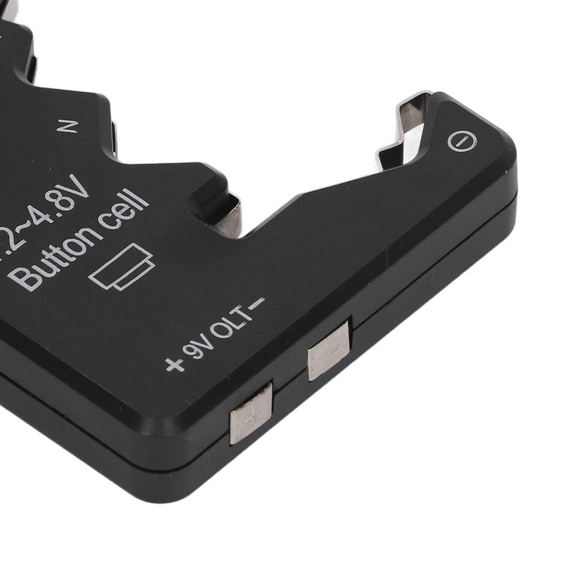 جهاز اختبار سعة البطارية الرقمية للبطاريات المنزلية AA AAA 9V 6F22 أسود - Image 3