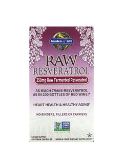 Garden of Life Garden of Life, RAW Resveratrol, 350 mg, 60 Vegan Capsules 