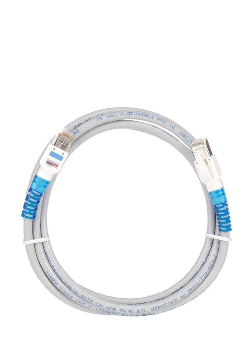 Kuwes Cat7 Network cable 3.5 Mtr Grey - Image 2